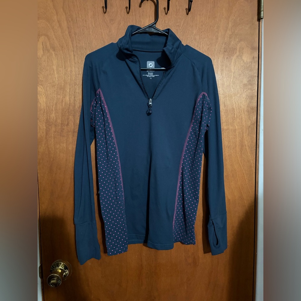 Aerie Blue and Purple Quarter-Zip